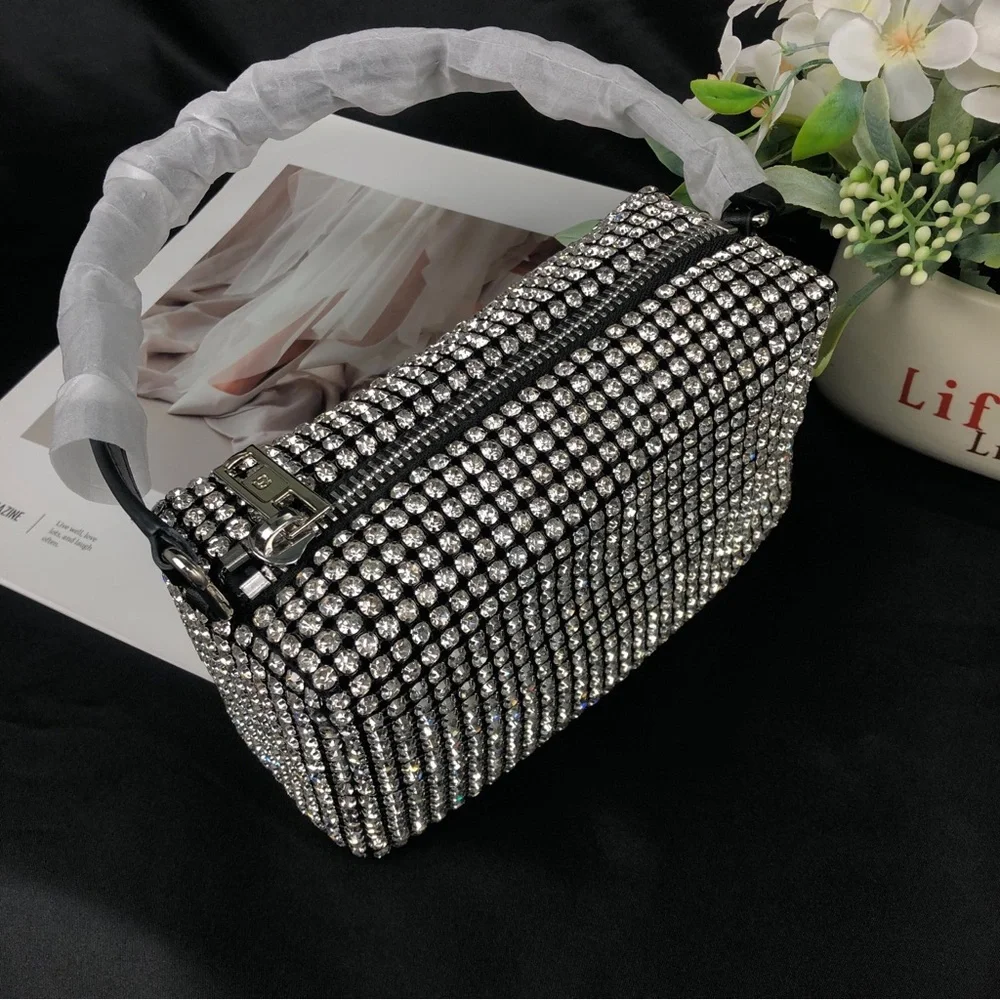 Alexander Wang Rhinestone Bag | Crystal-Embellished Statement Bag - Picture 2 of 7